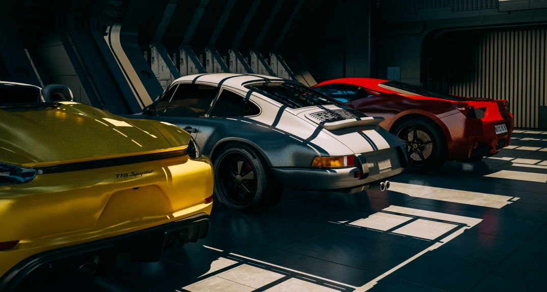 Car garage and car collections 