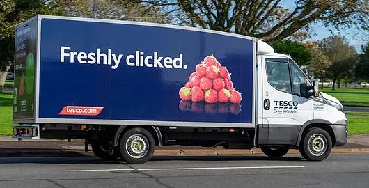 Tesco delivery driver